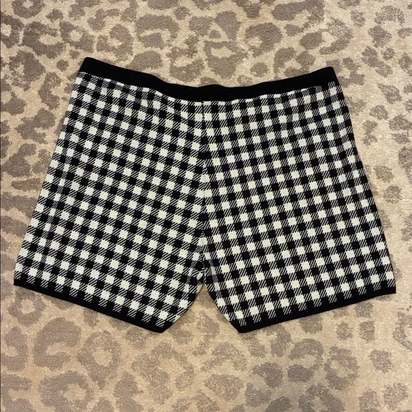 FUTURE COLLECTIVE GINGHAM KNIT SHORTS BY GABRIELLA KAREFA-JOHNSON SIZE 3x - Picture 3 of 4